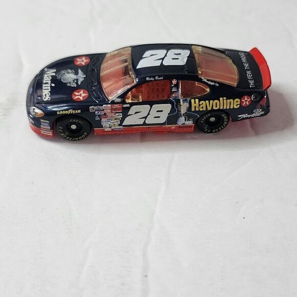Q-4 RICKY RUDD #28 havoline MARINES 2000 FORD TAURUS 1:64 SCALE DIE CAST - Picture 1 of 6